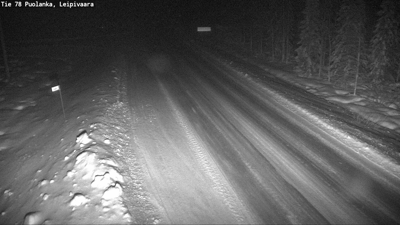Weather Camera Image Road 78 Puolanka, Leipivaara, Puolanka, Kainuu