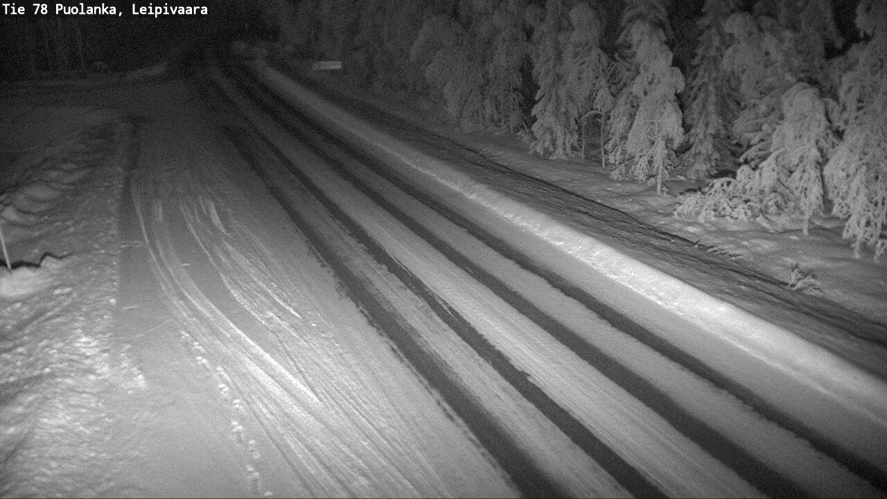 Weather Camera Image Väg 78 Puolango, Leipivaara, Puolanka, Kainuu