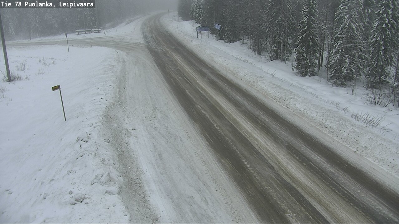 Weather Camera Image Road 78 Puolanka, Leipivaara, Puolanka, Kainuu