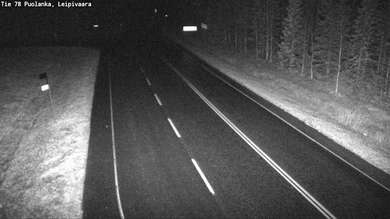 Weather Camera Image Road 78 Puolanka, Leipivaara, Puolanka, Kainuu