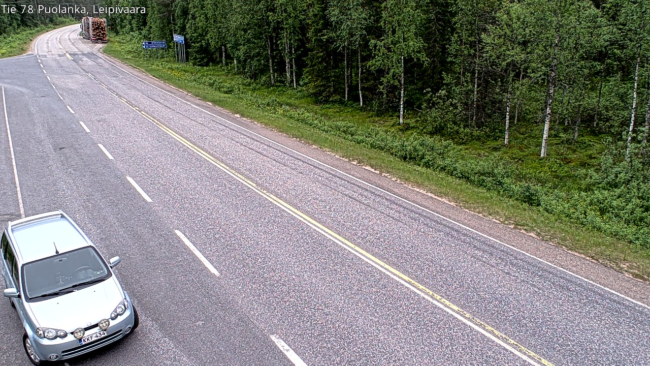 Kelikamerat Kuva Tie 78 Puolanka, Leipivaara, Puolanka, Kainuu