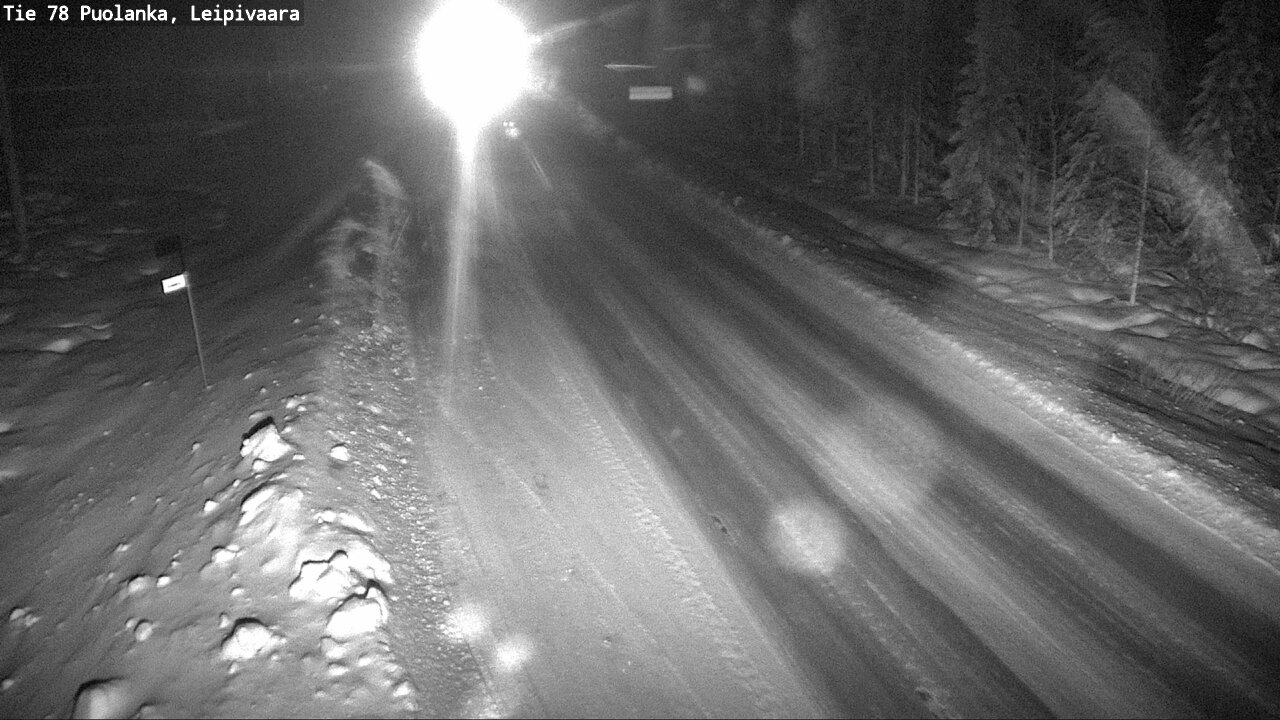 Weather Camera Image Road 78 Puolanka, Leipivaara, Puolanka, Kainuu