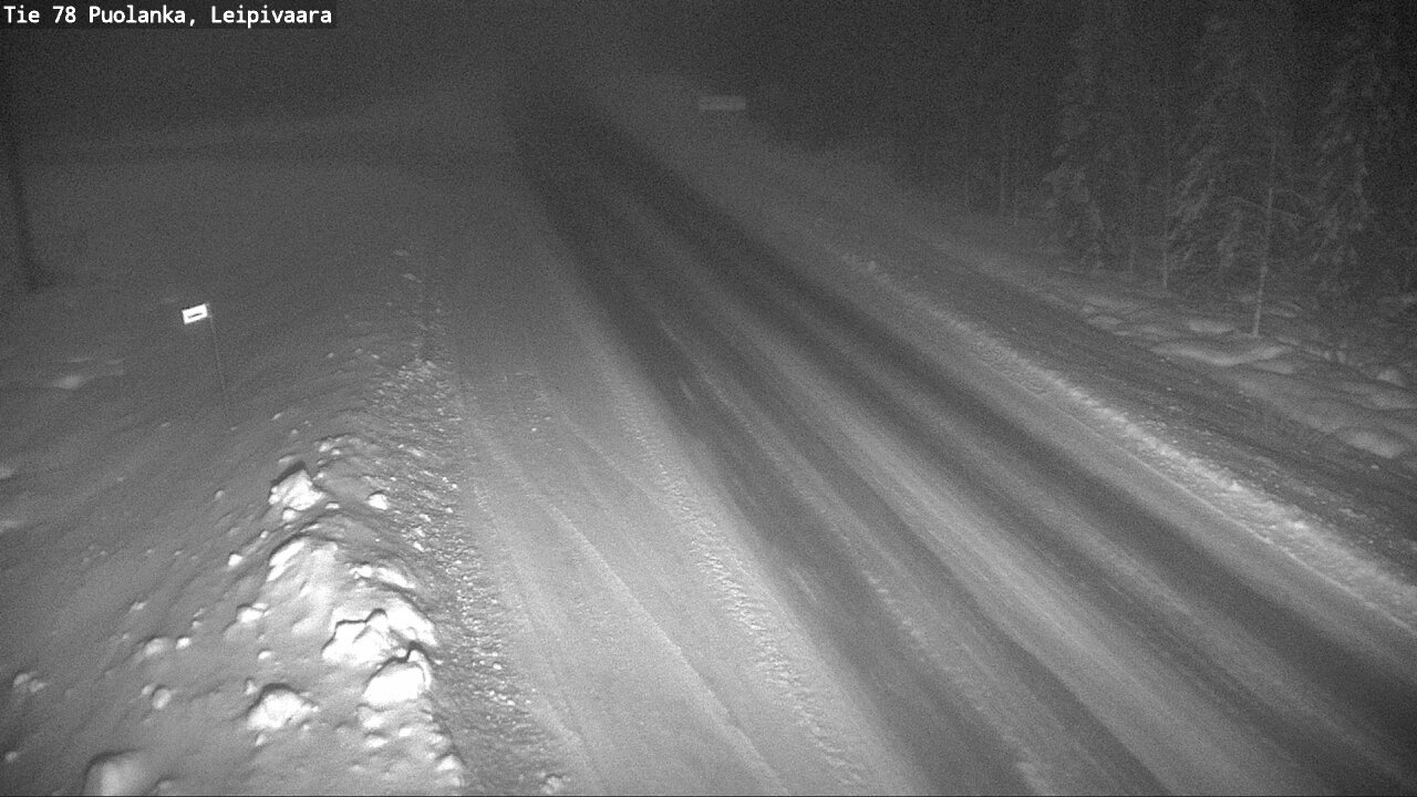 Weather Camera Image Road 78 Puolanka, Leipivaara, Puolanka, Kainuu