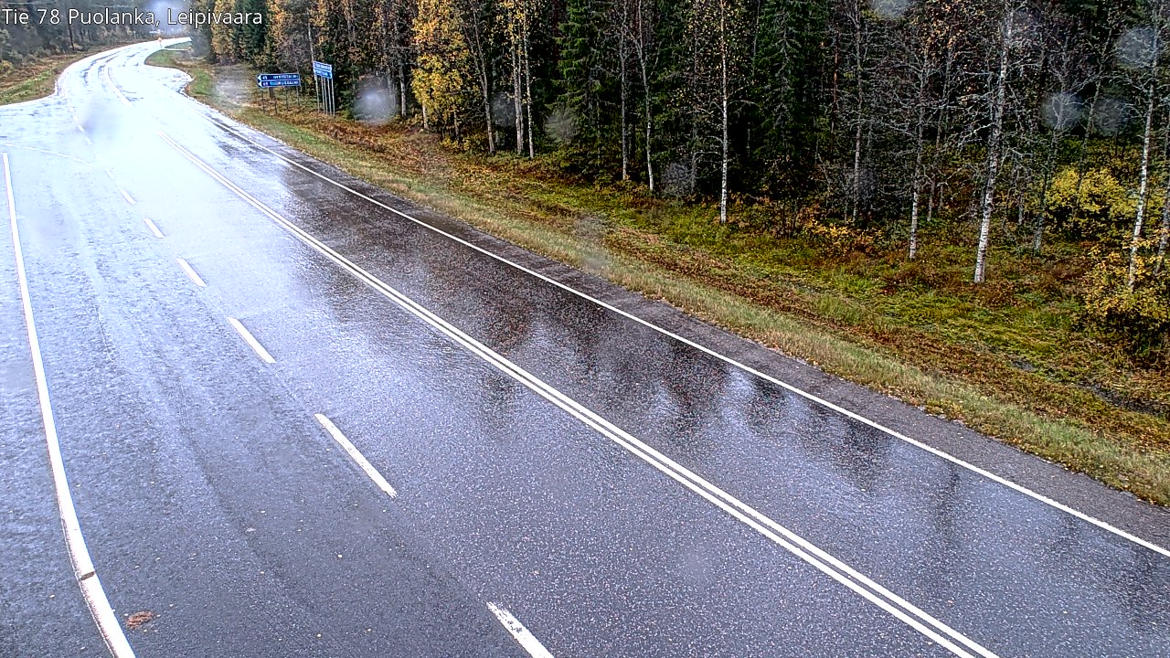 Weather Camera Image Road 78 Puolanka, Leipivaara, Puolanka, Kainuu