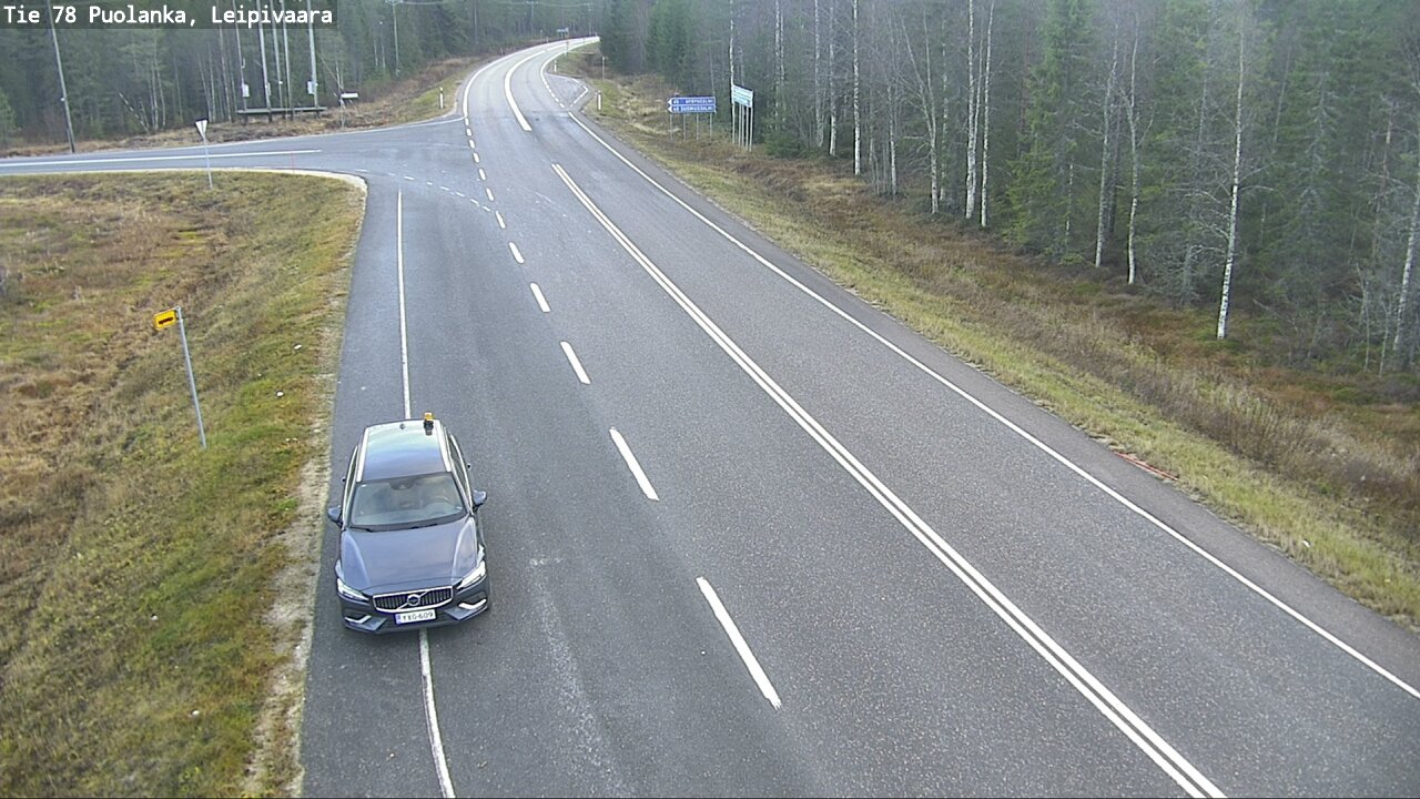 Kelikamerat Kuva Tie 78 Puolanka, Leipivaara, Puolanka, Kainuu