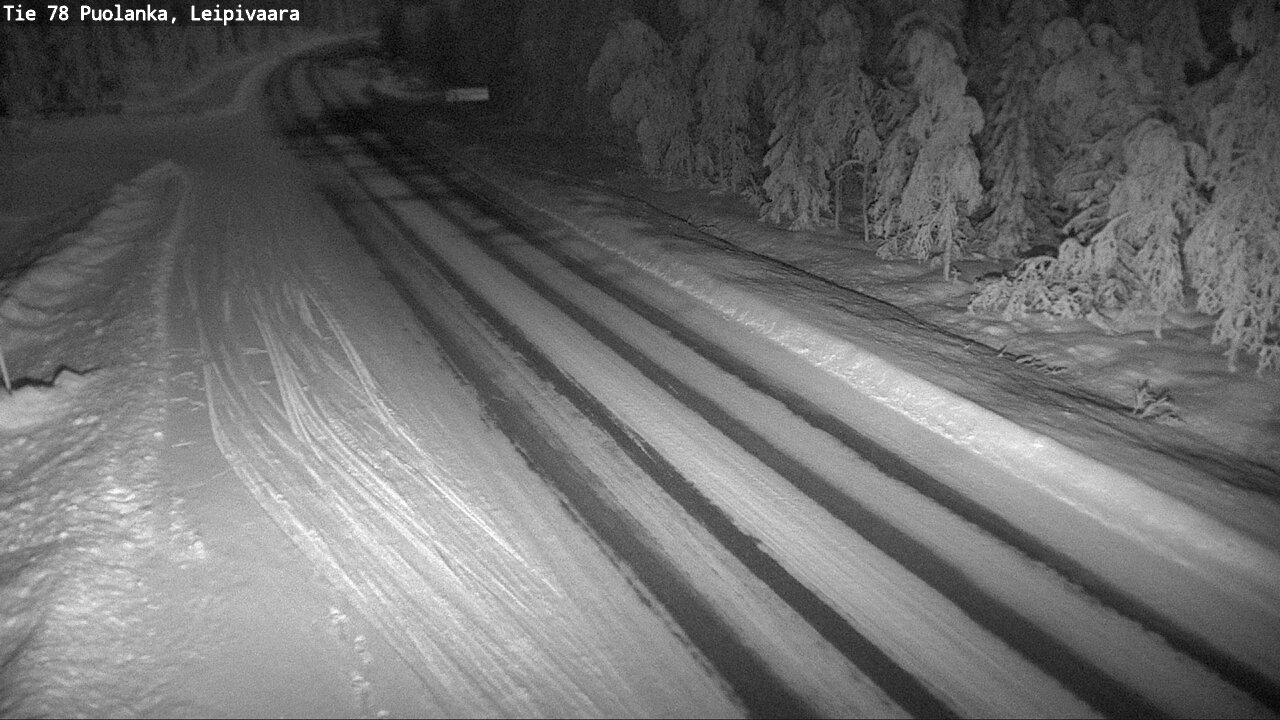 Weather Camera Image Väg 78 Puolango, Leipivaara, Puolanka, Kainuu