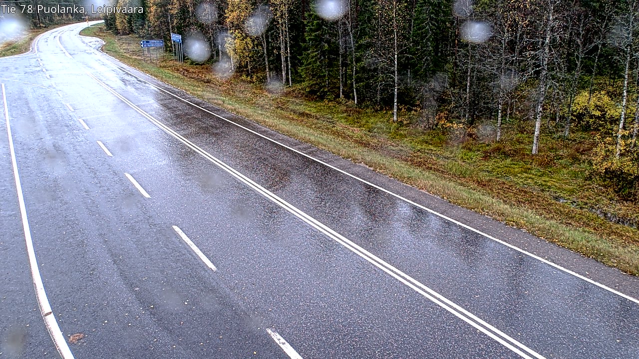 Weather Camera Image Road 78 Puolanka, Leipivaara, Puolanka, Kainuu