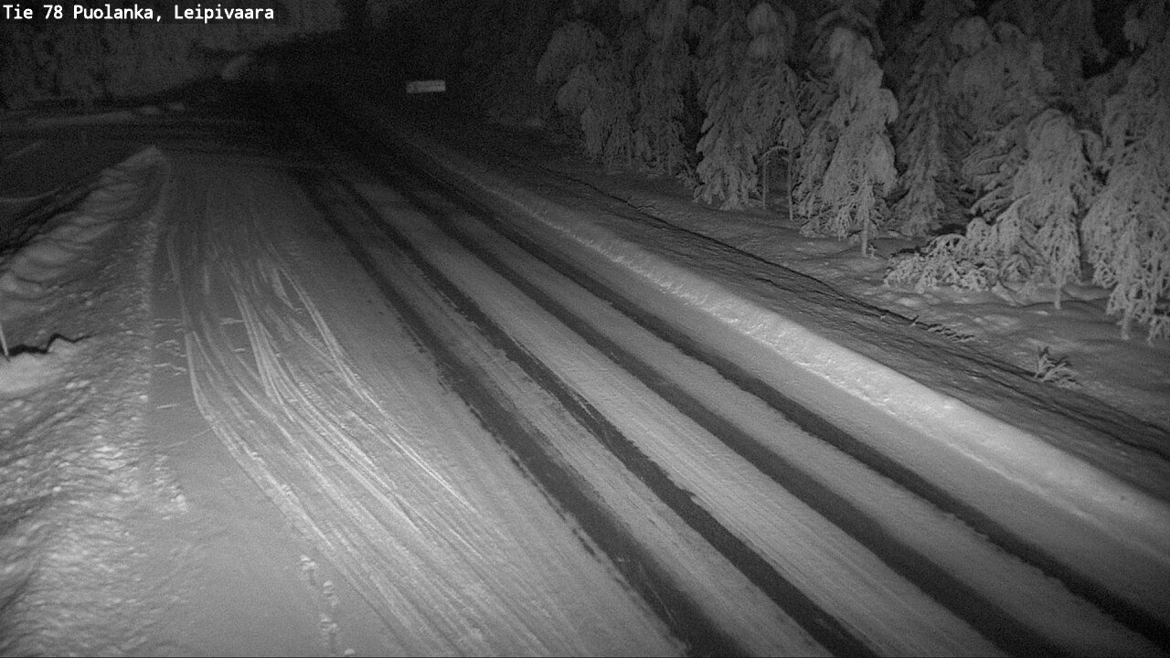 Weather Camera Image Road 78 Puolanka, Leipivaara, Puolanka, Kainuu