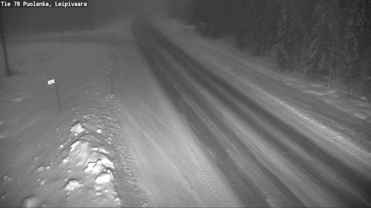 Weather Camera Image Road 78 Puolanka, Leipivaara, Puolanka, Kainuu