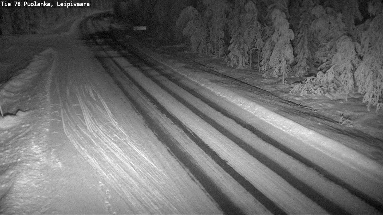 Weather Camera Image Väg 78 Puolango, Leipivaara, Puolanka, Kainuu