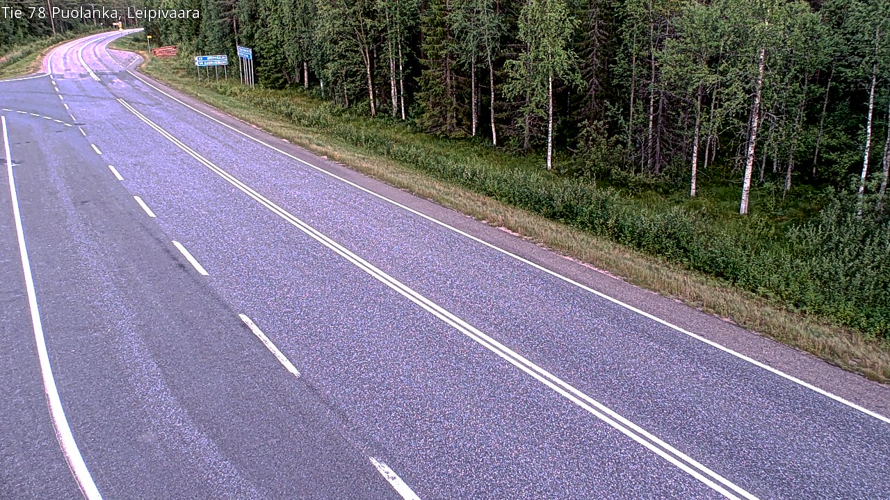 Kelikamerat Kuva Tie 78 Puolanka, Leipivaara, Puolanka, Kainuu