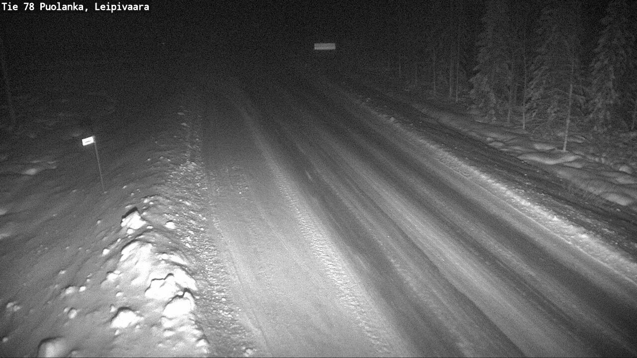 Weather Camera Image Road 78 Puolanka, Leipivaara, Puolanka, Kainuu