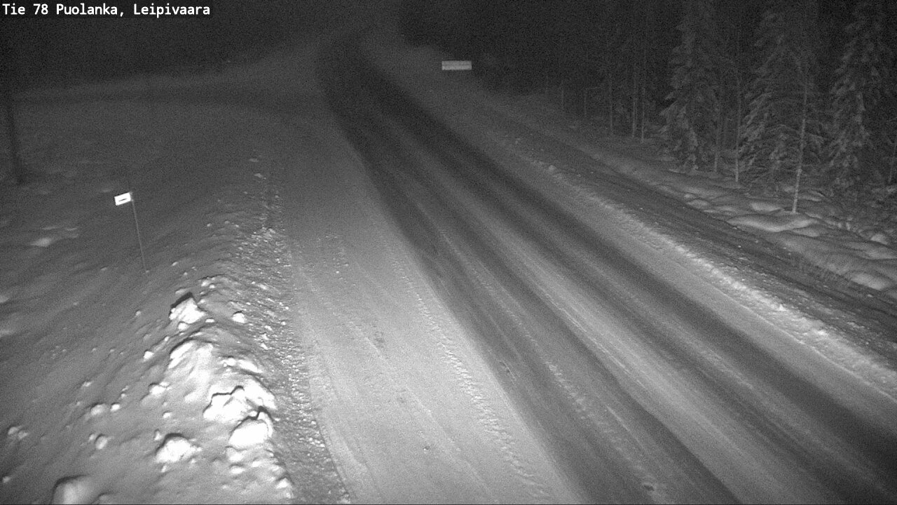 Weather Camera Image Road 78 Puolanka, Leipivaara, Puolanka, Kainuu