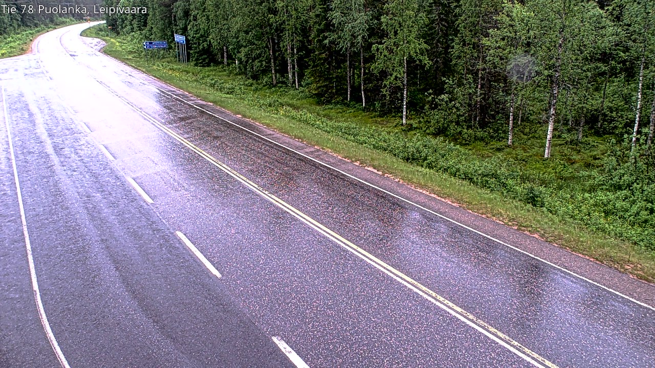 Kelikamerat Kuva Tie 78 Puolanka, Leipivaara, Puolanka, Kainuu