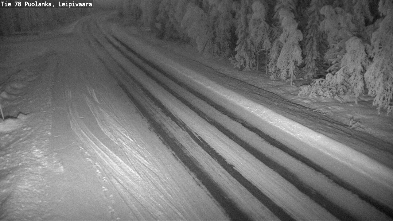 Weather Camera Image Väg 78 Puolango, Leipivaara, Puolanka, Kainuu