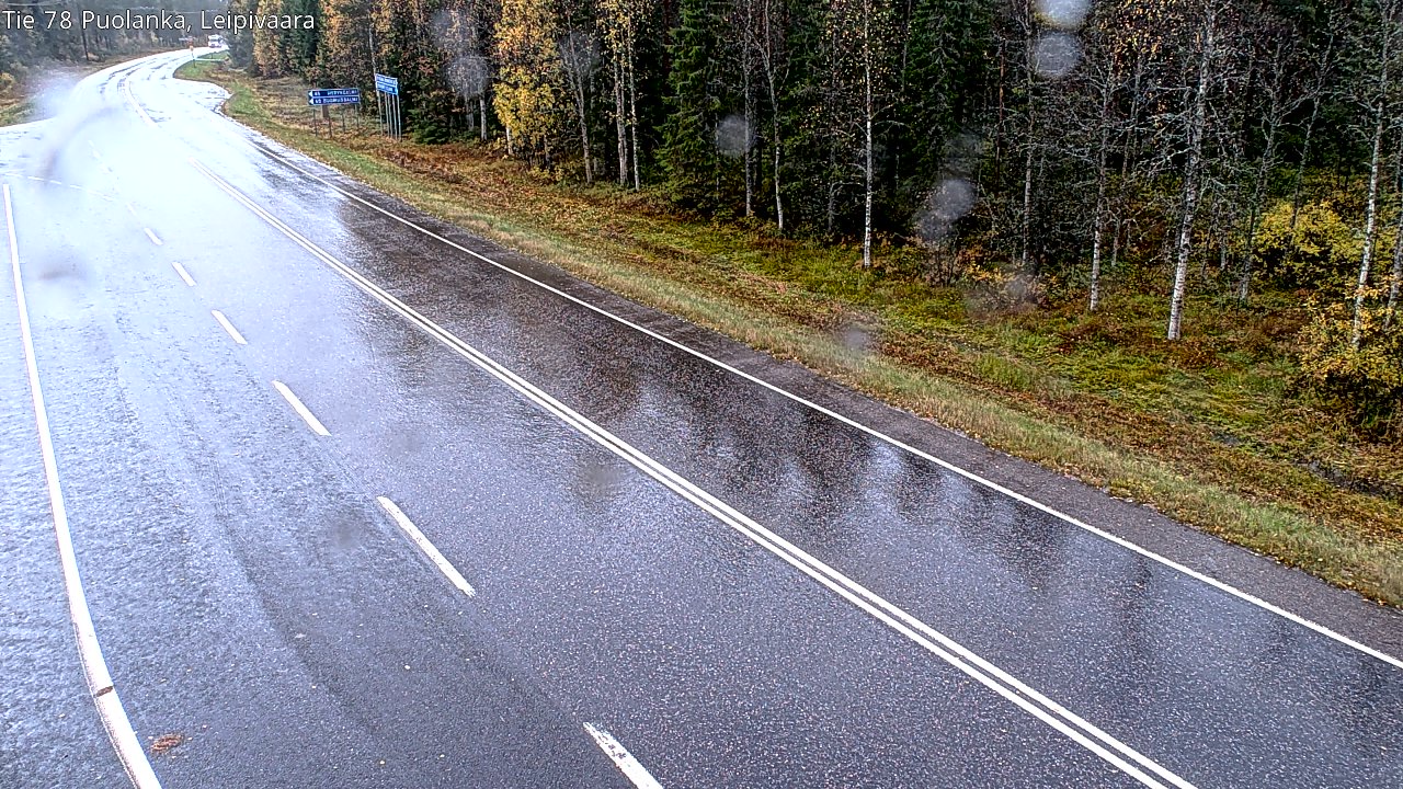 Weather Camera Image Road 78 Puolanka, Leipivaara, Puolanka, Kainuu