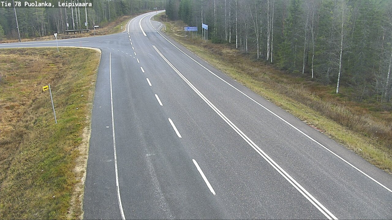 Kelikamerat Kuva Tie 78 Puolanka, Leipivaara, Puolanka, Kainuu