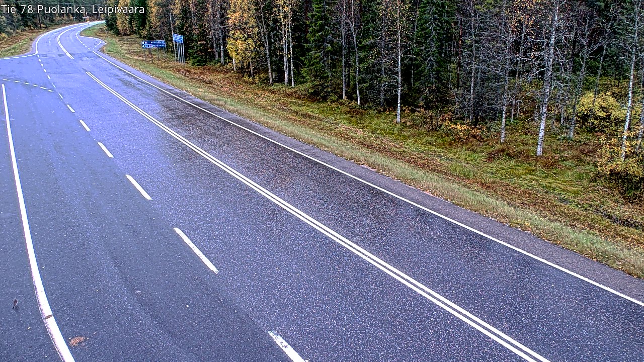 Kelikamerat Kuva Tie 78 Puolanka, Leipivaara, Puolanka, Kainuu