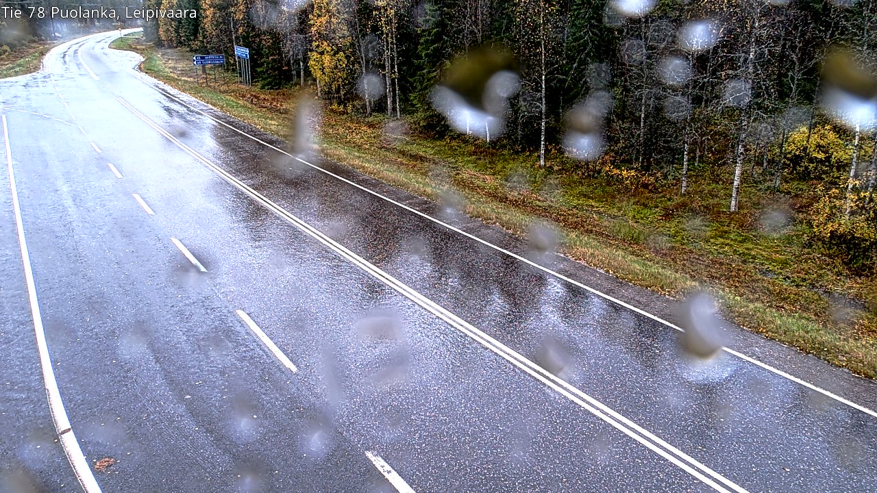 Weather Camera Image Road 78 Puolanka, Leipivaara, Puolanka, Kainuu