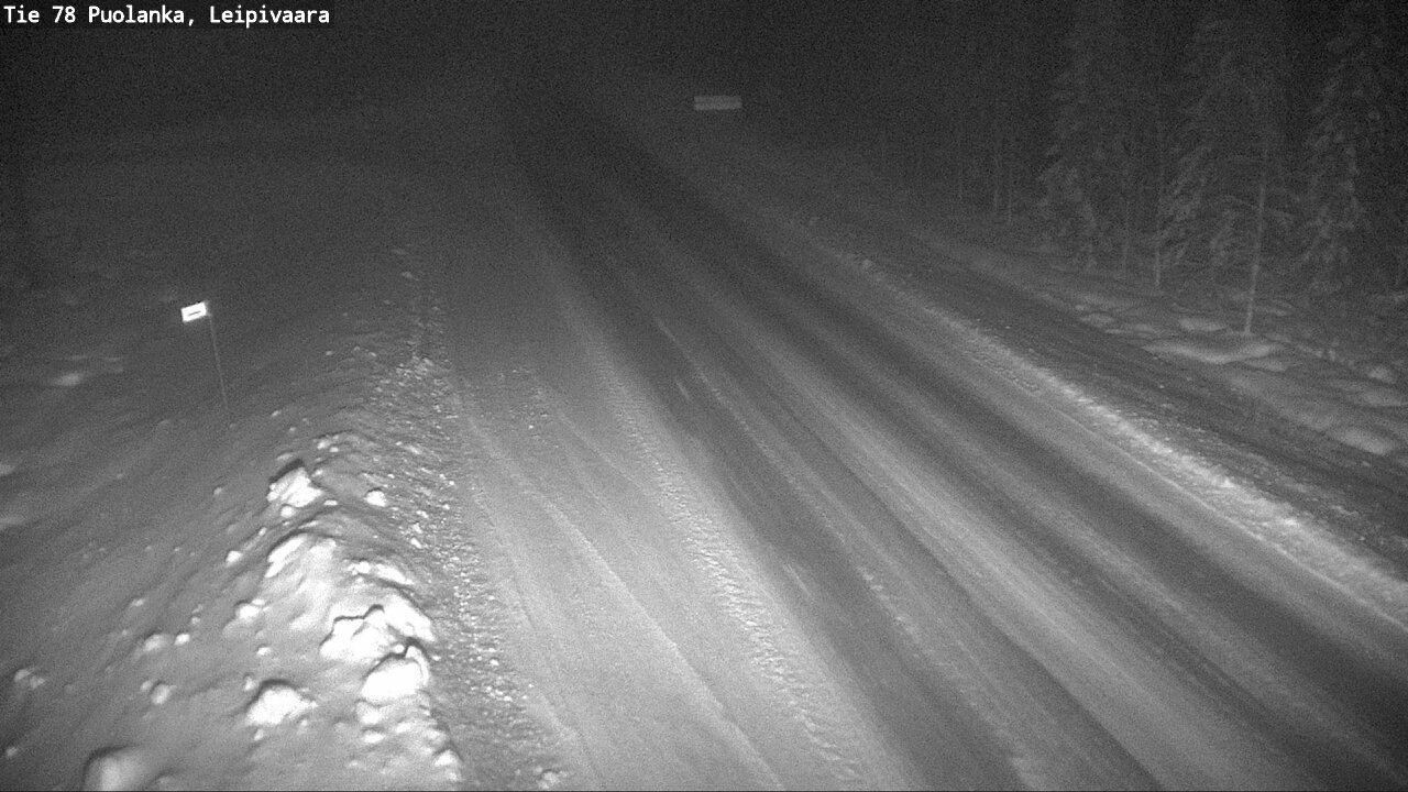 Weather Camera Image Road 78 Puolanka, Leipivaara, Puolanka, Kainuu