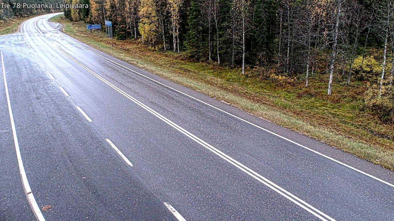 Kelikamerat Kuva Tie 78 Puolanka, Leipivaara, Puolanka, Kainuu