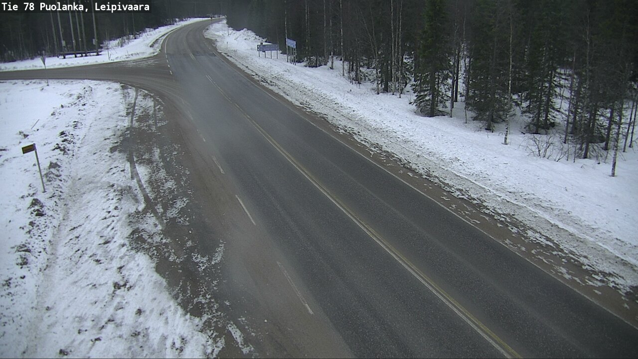 Kelikamerat Kuva Tie 78 Puolanka, Leipivaara, Puolanka, Kainuu