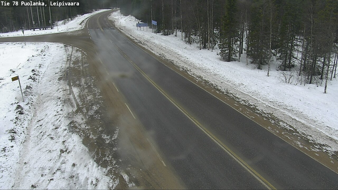 Kelikamerat Kuva Tie 78 Puolanka, Leipivaara, Puolanka, Kainuu