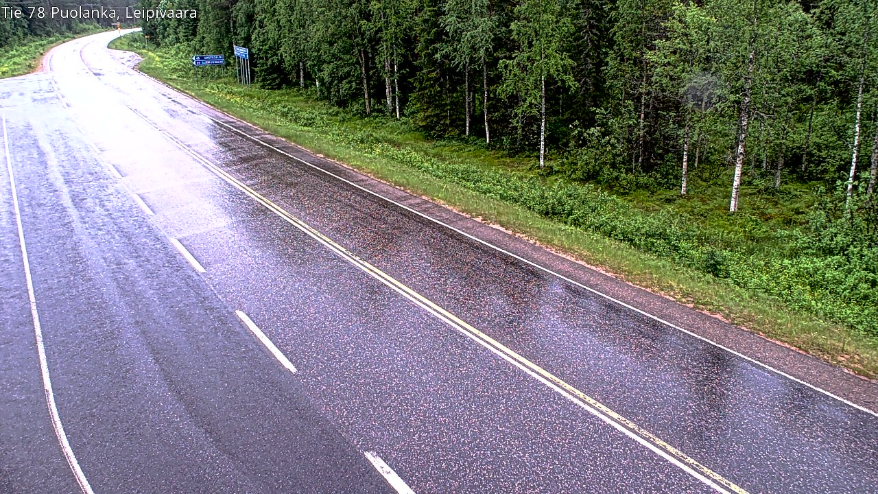 Kelikamerat Kuva Tie 78 Puolanka, Leipivaara, Puolanka, Kainuu