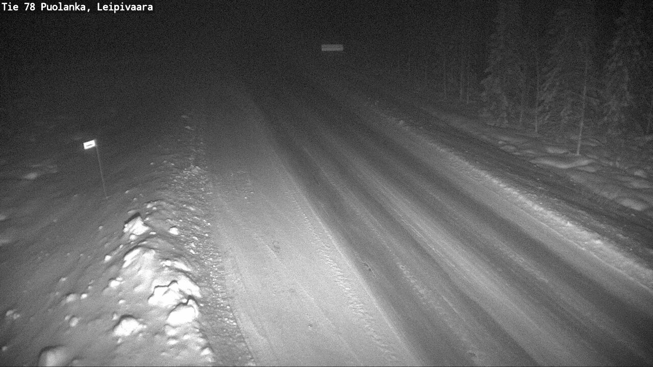 Weather Camera Image Road 78 Puolanka, Leipivaara, Puolanka, Kainuu