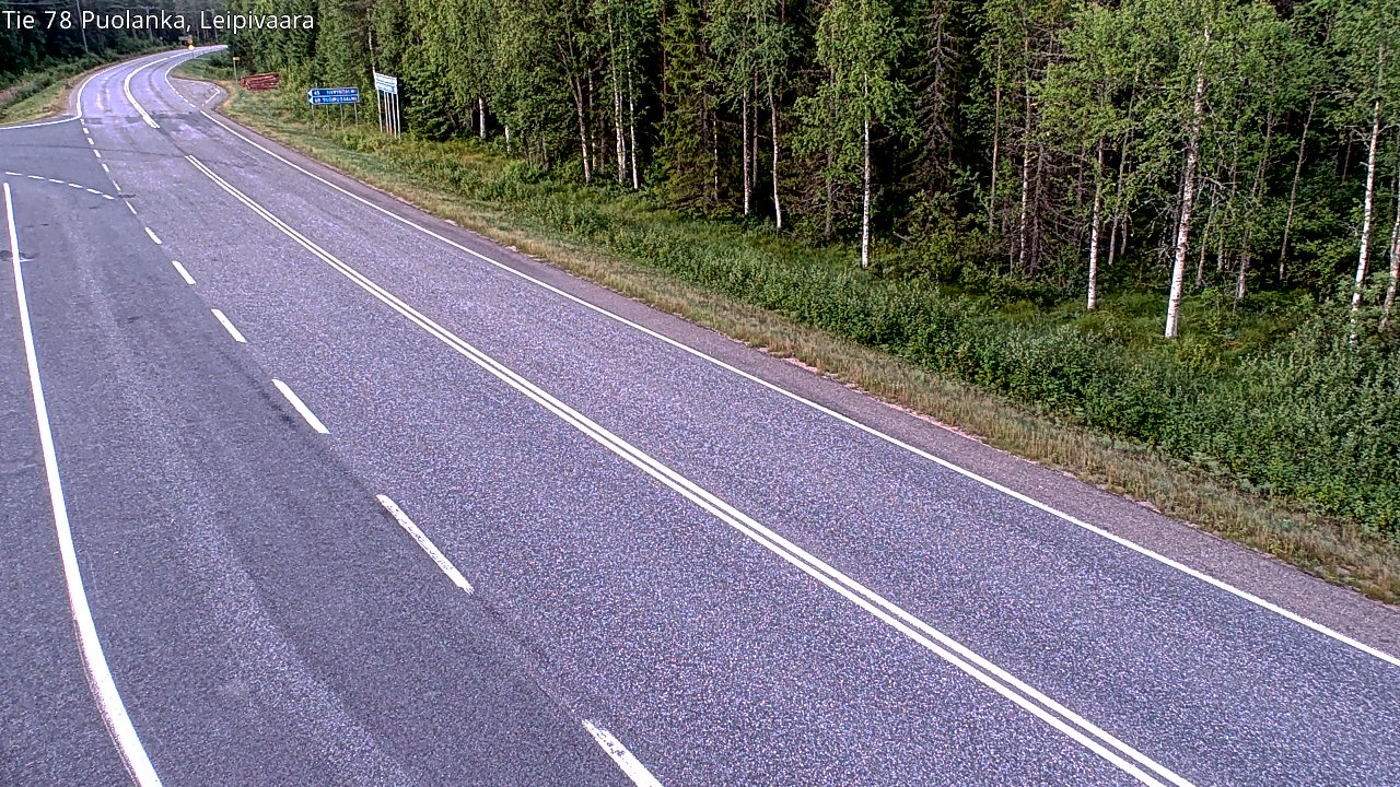 Kelikamerat Kuva Tie 78 Puolanka, Leipivaara, Puolanka, Kainuu