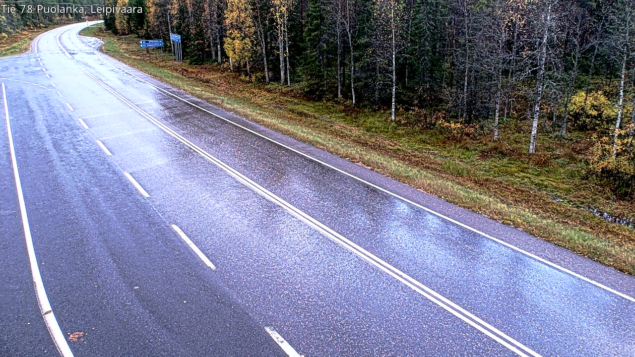 Weather Camera Image Road 78 Puolanka, Leipivaara, Puolanka, Kainuu