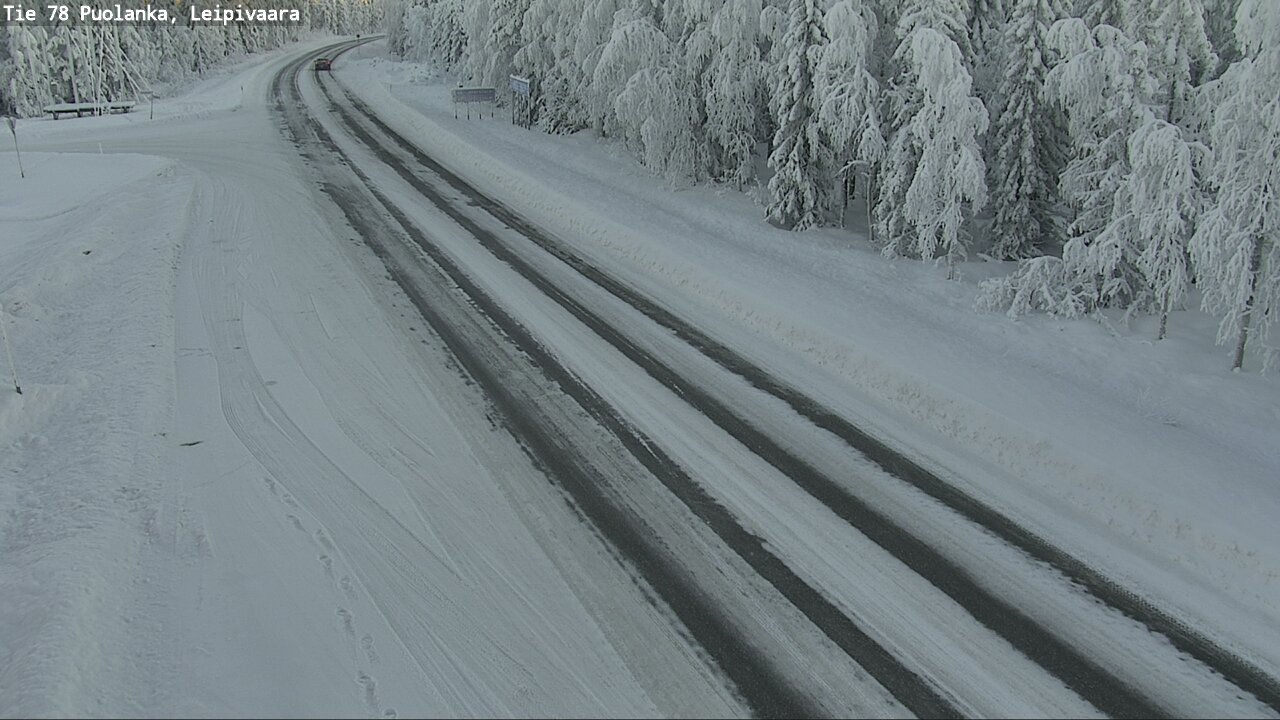 Weather Camera Image Väg 78 Puolango, Leipivaara, Puolanka, Kainuu