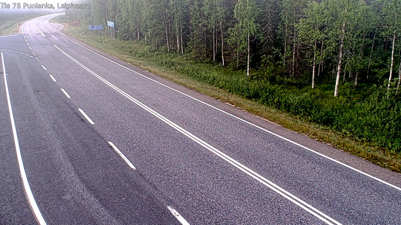 Kelikamerat Kuva Tie 78 Puolanka, Leipivaara, Puolanka, Kainuu