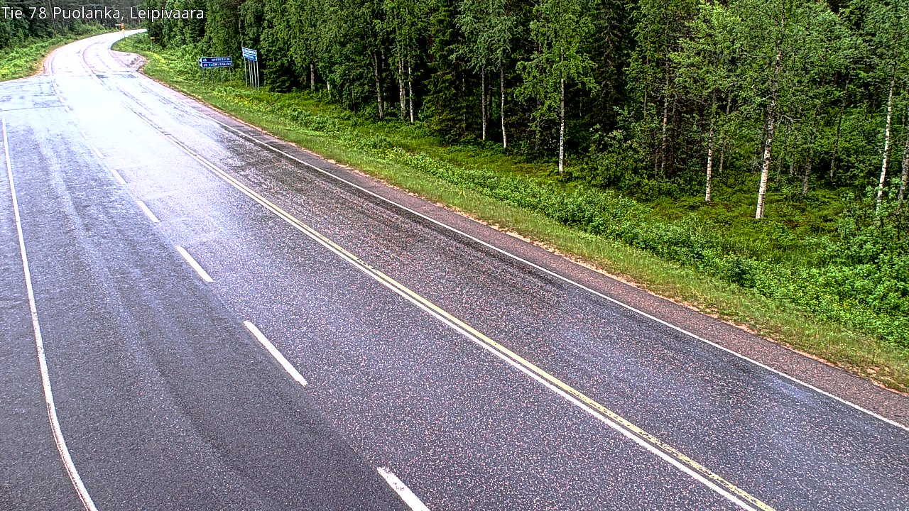 Kelikamerat Kuva Tie 78 Puolanka, Leipivaara, Puolanka, Kainuu