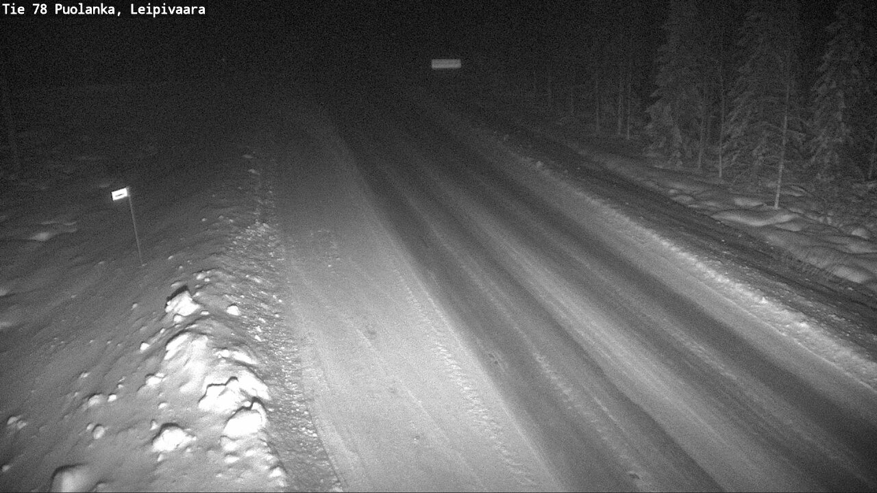Weather Camera Image Road 78 Puolanka, Leipivaara, Puolanka, Kainuu