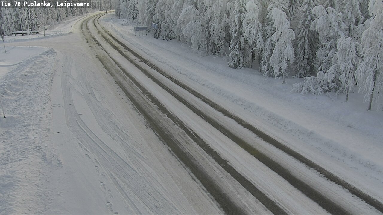 Weather Camera Image Väg 78 Puolango, Leipivaara, Puolanka, Kainuu