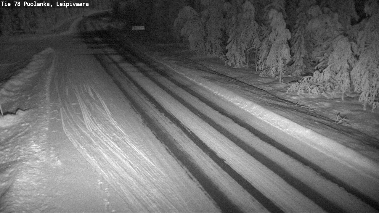 Weather Camera Image Väg 78 Puolango, Leipivaara, Puolanka, Kainuu