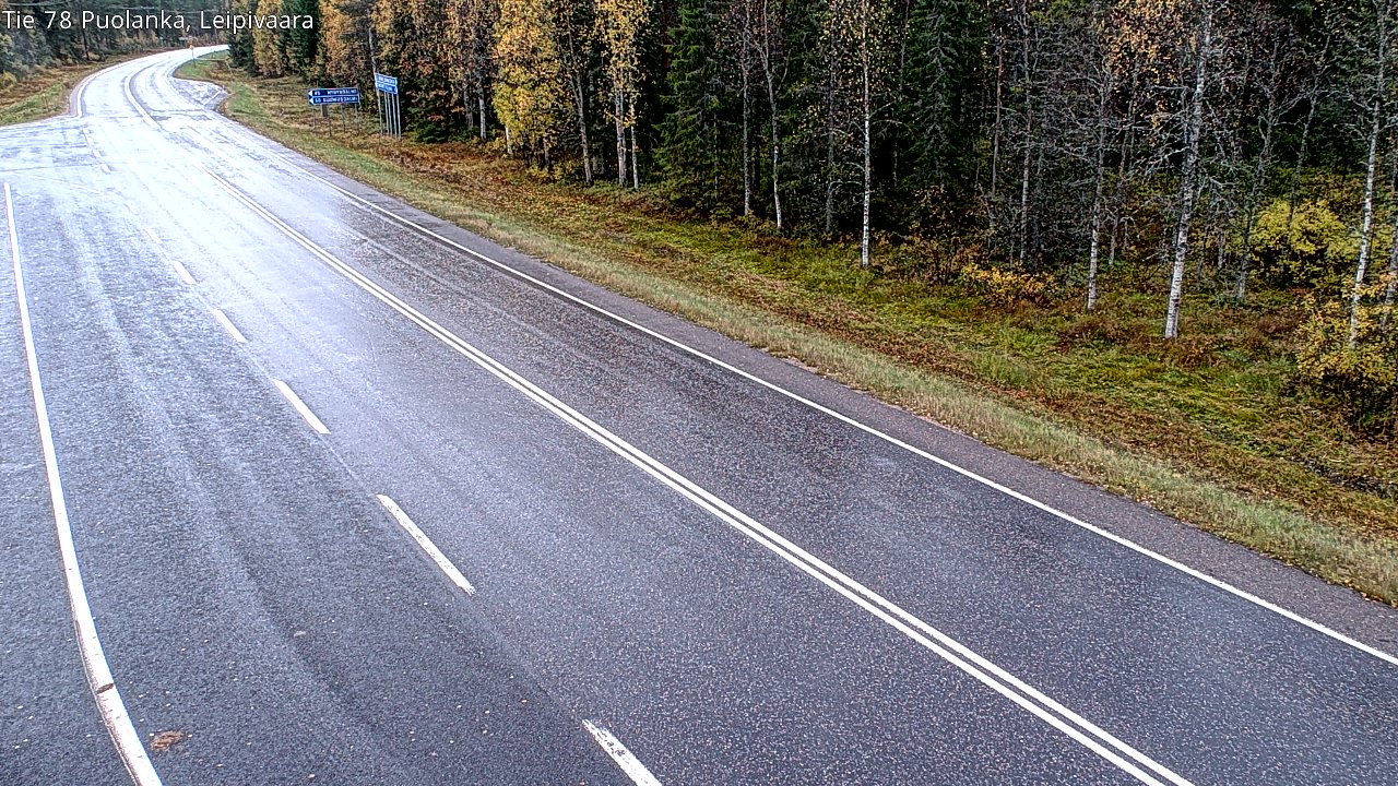 Kelikamerat Kuva Tie 78 Puolanka, Leipivaara, Puolanka, Kainuu