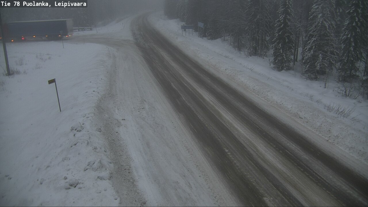 Weather Camera Image Road 78 Puolanka, Leipivaara, Puolanka, Kainuu