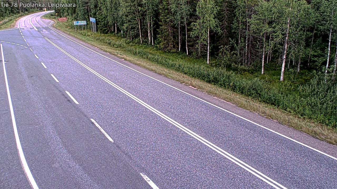 Kelikamerat Kuva Tie 78 Puolanka, Leipivaara, Puolanka, Kainuu