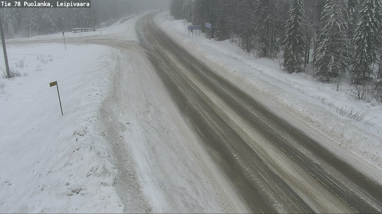 Weather Camera Image Road 78 Puolanka, Leipivaara, Puolanka, Kainuu