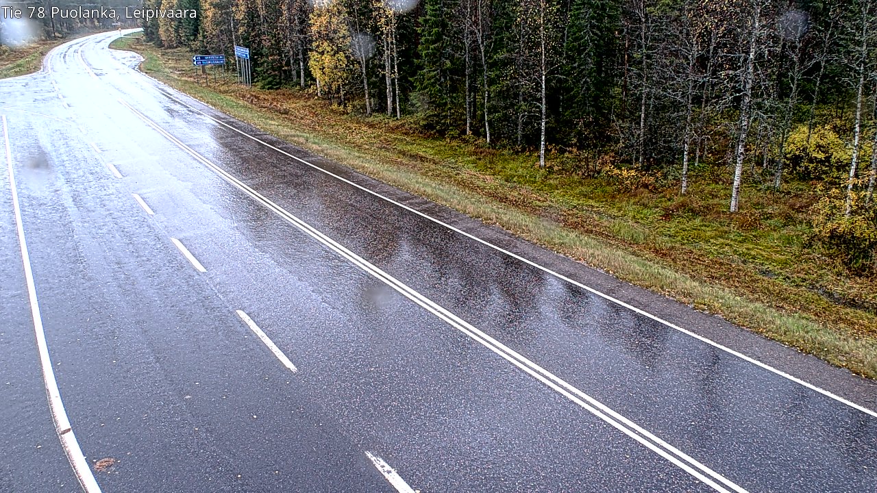 Weather Camera Image Road 78 Puolanka, Leipivaara, Puolanka, Kainuu