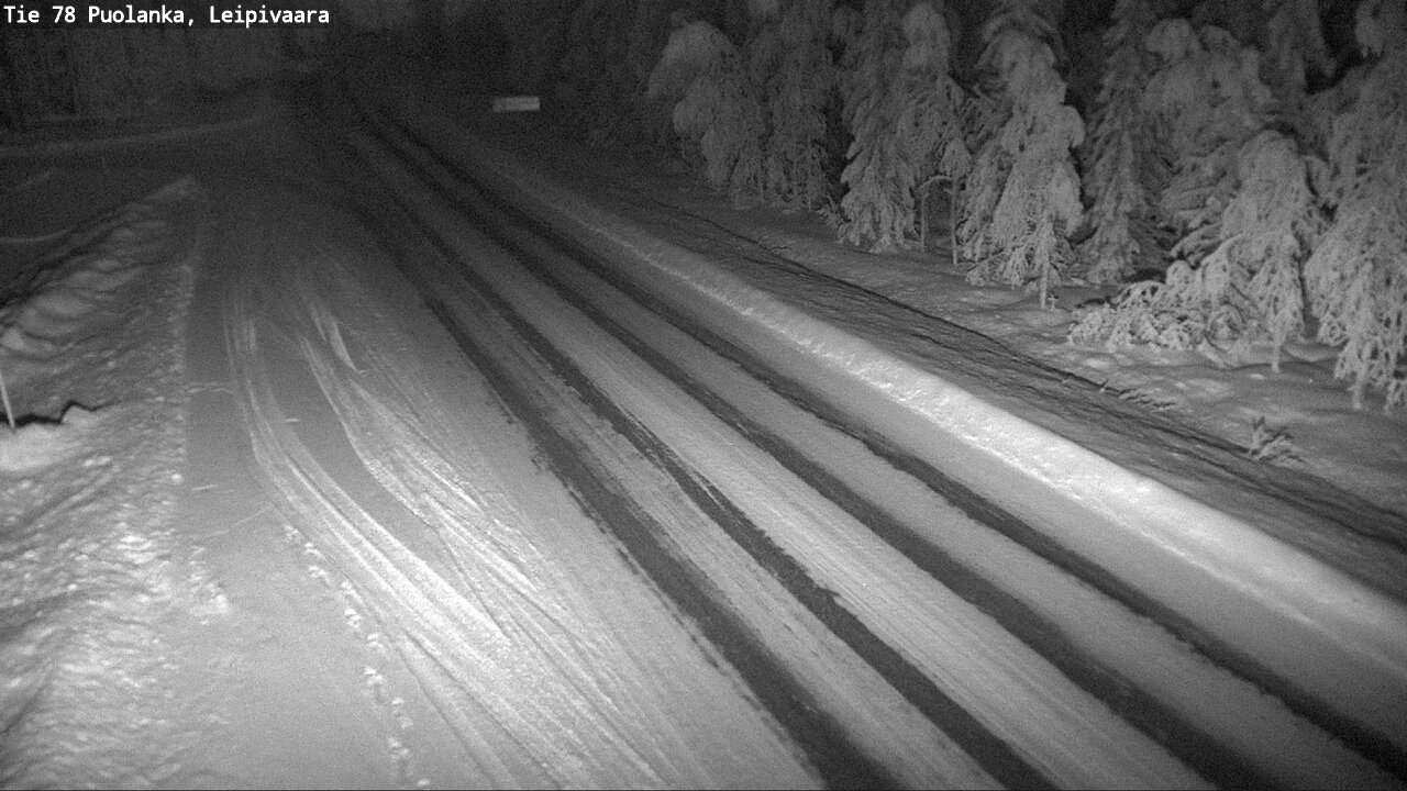 Weather Camera Image Väg 78 Puolango, Leipivaara, Puolanka, Kainuu