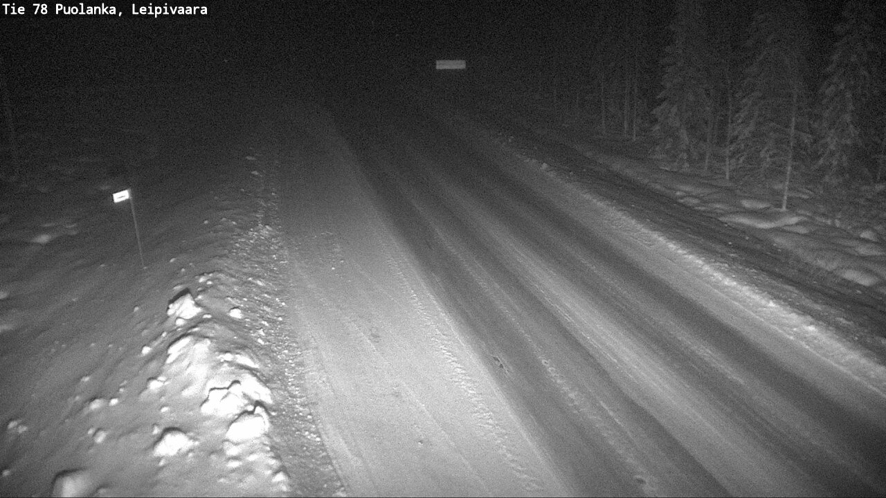 Weather Camera Image Road 78 Puolanka, Leipivaara, Puolanka, Kainuu