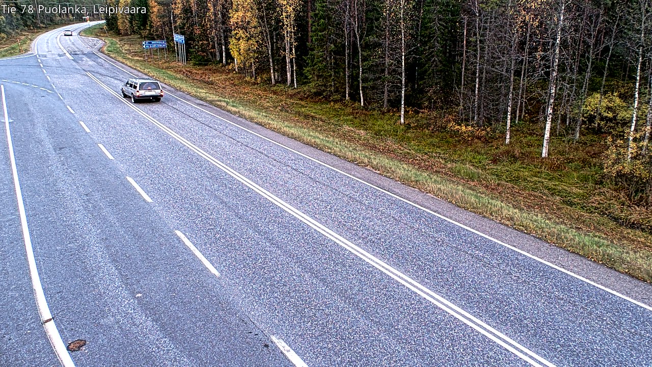Kelikamerat Kuva Tie 78 Puolanka, Leipivaara, Puolanka, Kainuu
