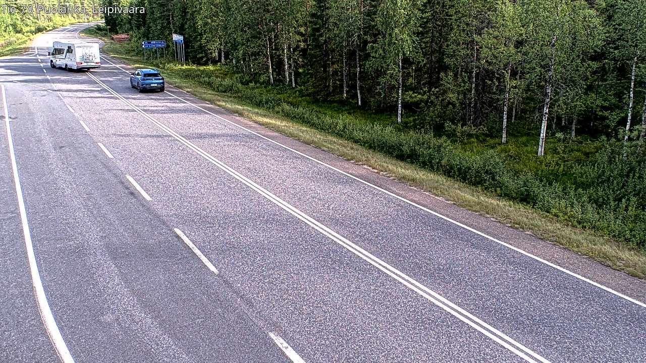 Kelikamerat Kuva Tie 78 Puolanka, Leipivaara, Puolanka, Kainuu