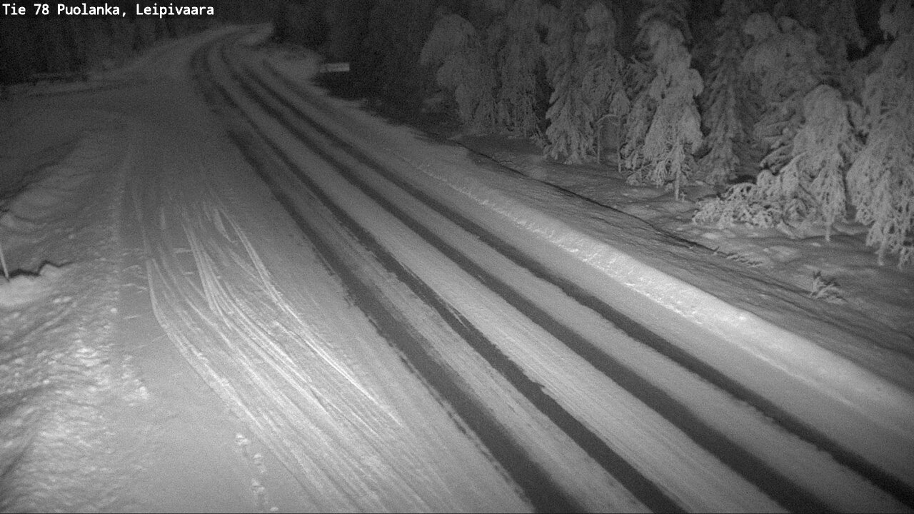 Weather Camera Image Väg 78 Puolango, Leipivaara, Puolanka, Kainuu