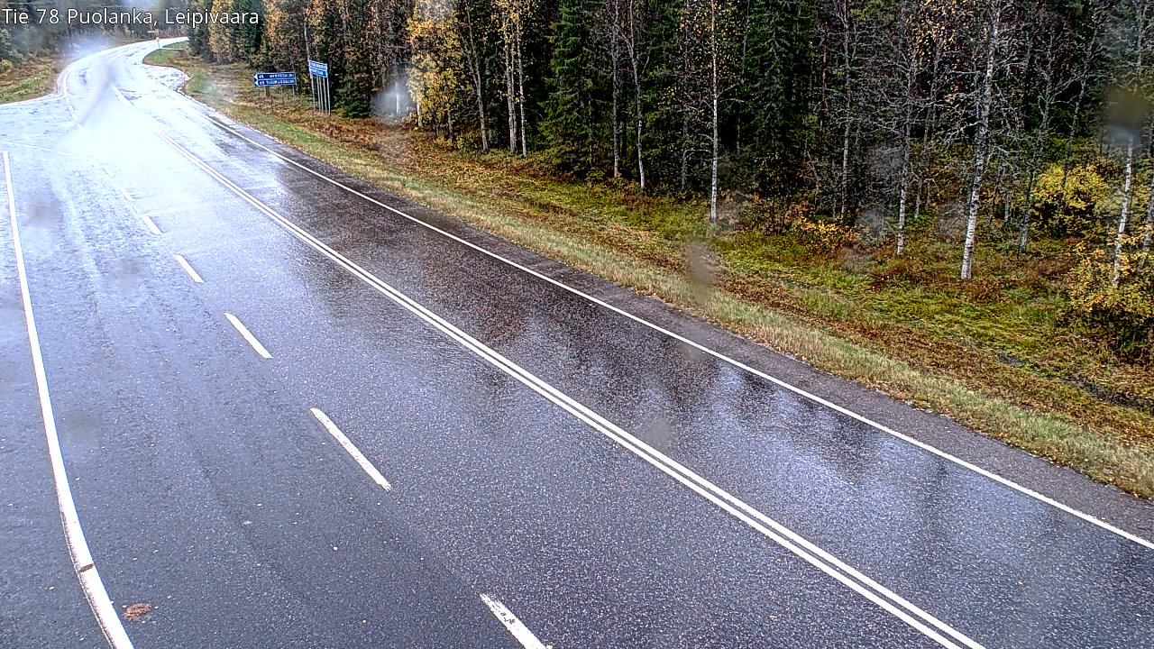 Weather Camera Image Road 78 Puolanka, Leipivaara, Puolanka, Kainuu