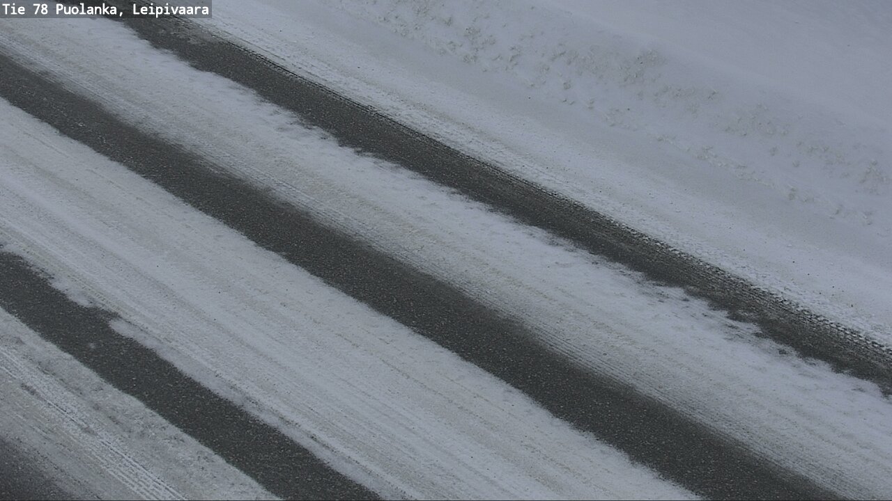 Weather Camera Image Väg 78 Puolango, Leipivaara, Puolanka, Kainuu