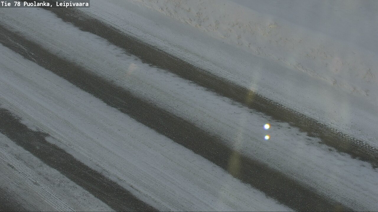 Weather Camera Image Väg 78 Puolango, Leipivaara, Puolanka, Kainuu